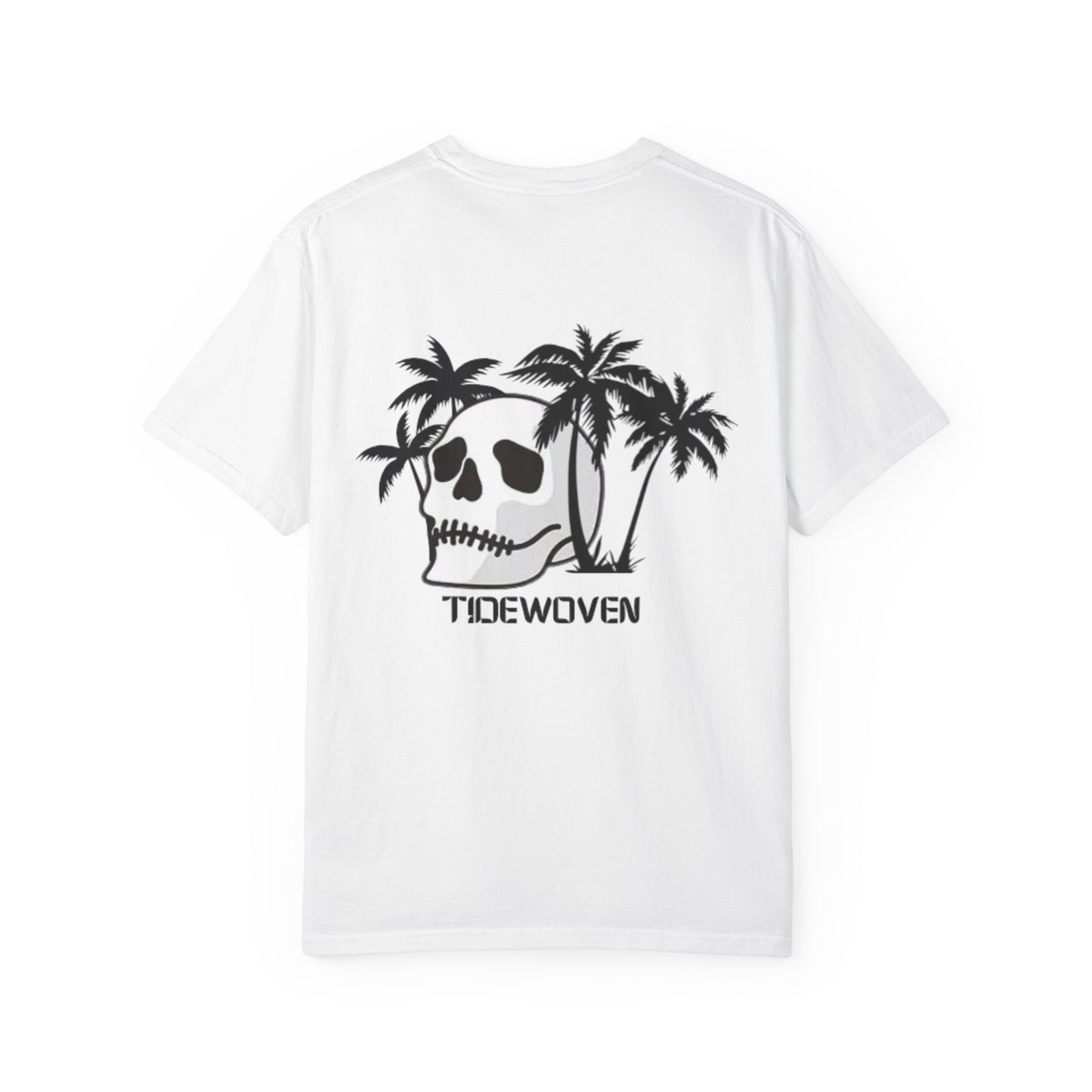 Skull & Palm Trees T-shirt, Unisex Summer Tee, Casual Streetwear, Beach Vibes Clothing