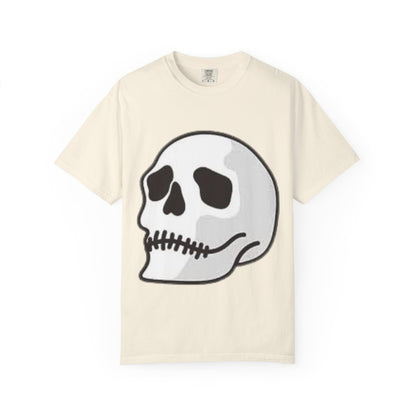 Skull & Palm Trees T-shirt, Unisex Summer Tee, Casual Streetwear, Beach Vibes Clothing
