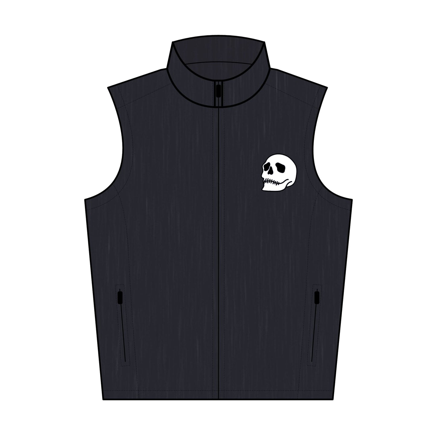 Men's Soft Shell Vest with Skull Design | Stylish & Warm Layer | Ideal Gift for Outdoors, & Casual Wear