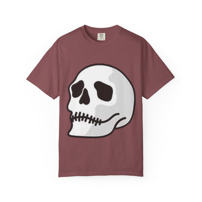 Skull & Palm Trees T-shirt, Unisex Summer Tee, Casual Streetwear, Beach Vibes Clothing