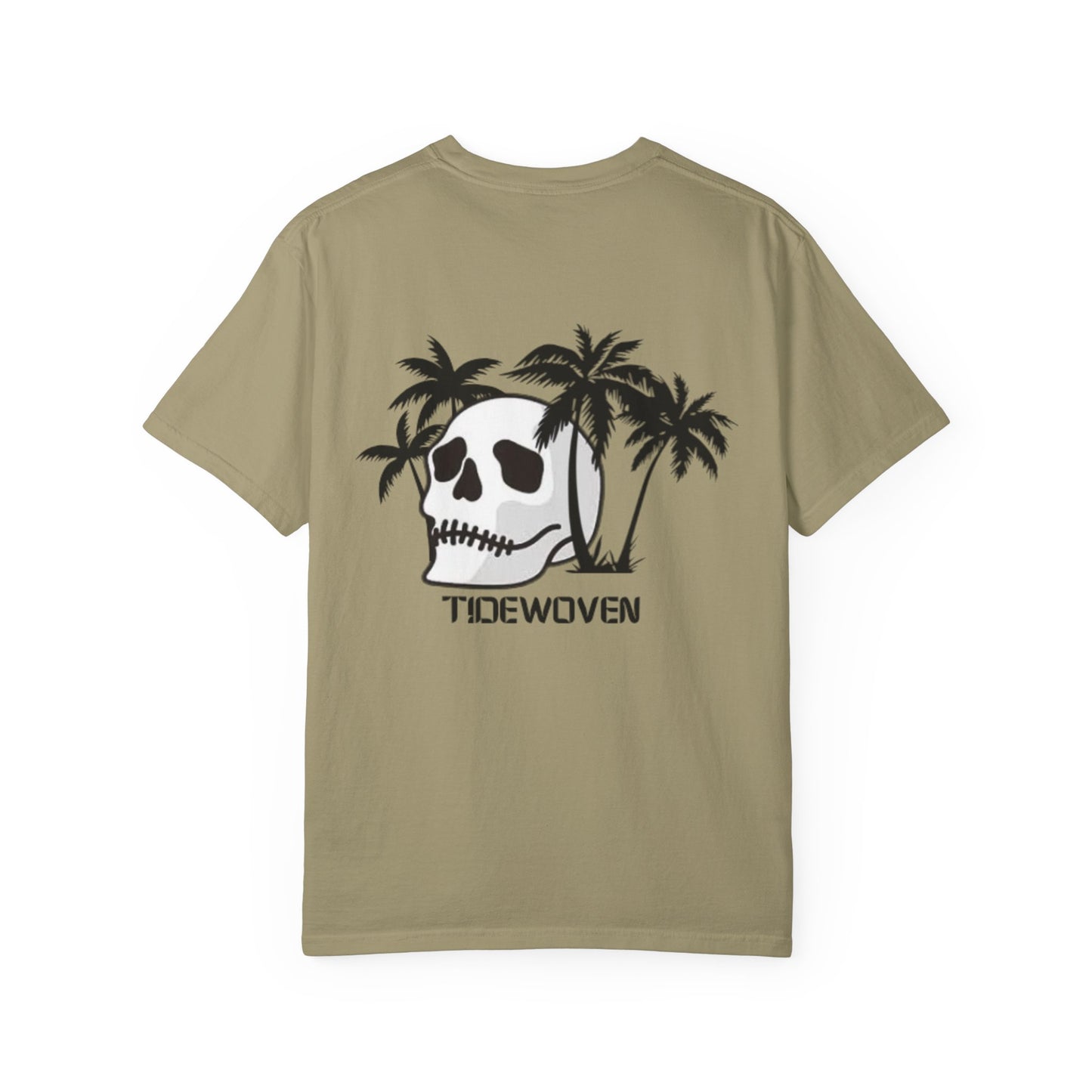 Skull & Palm Trees T-shirt, Unisex Summer Tee, Casual Streetwear, Beach Vibes Clothing