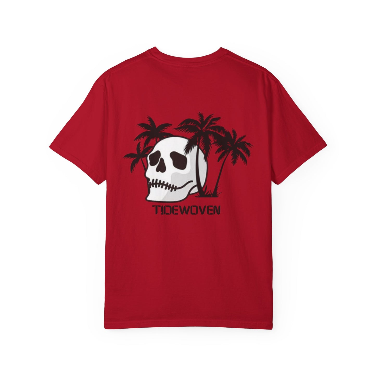 Skull & Palm Trees T-shirt, Unisex Summer Tee, Casual Streetwear, Beach Vibes Clothing