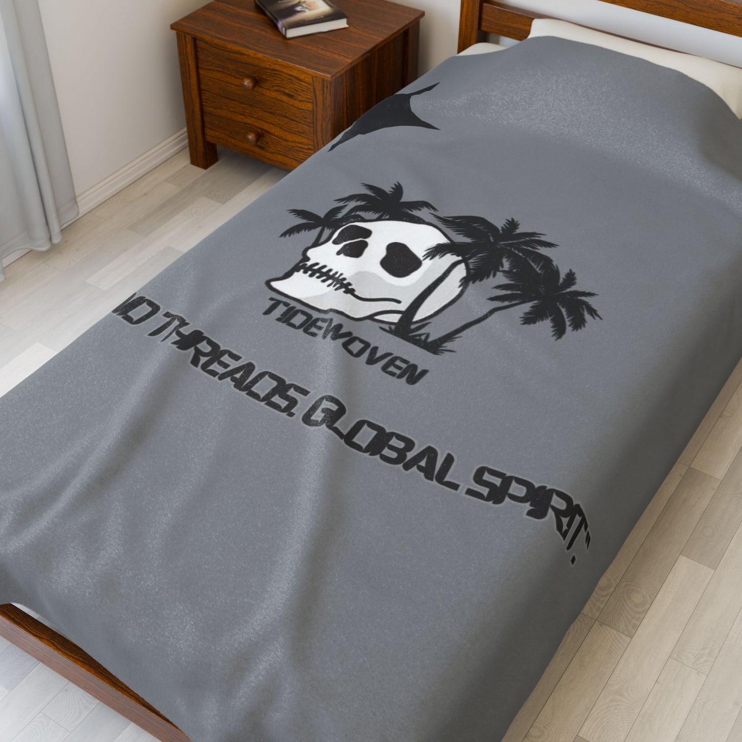 Chic Velveteen Plush Blanket with Tropical Skull Design - Cozy Gifts for Beach Lovers, Unique Home Decor, Chill Vibes, Perfect for [...]