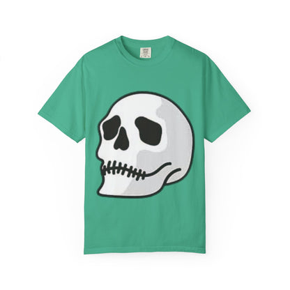 Skull & Palm Trees T-shirt, Unisex Summer Tee, Casual Streetwear, Beach Vibes Clothing