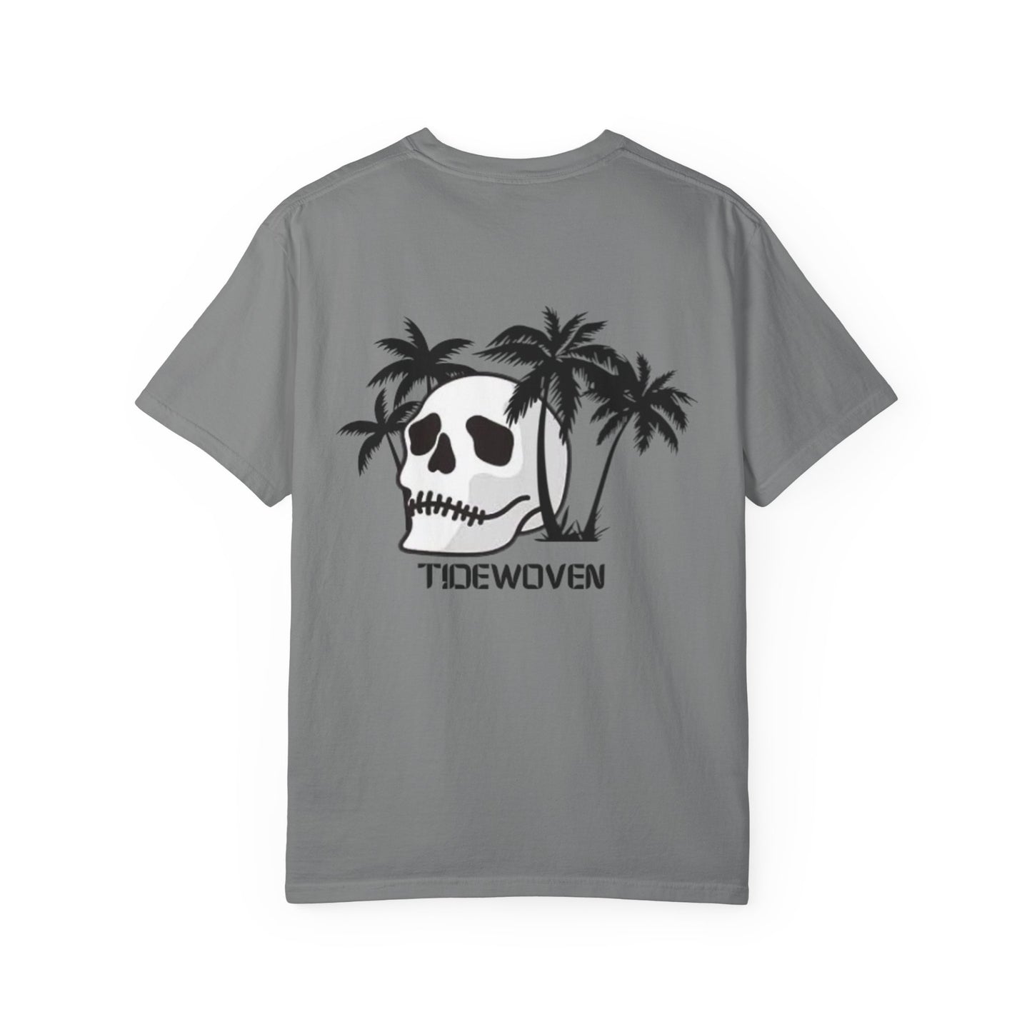 Skull & Palm Trees T-shirt, Unisex Summer Tee, Casual Streetwear, Beach Vibes Clothing