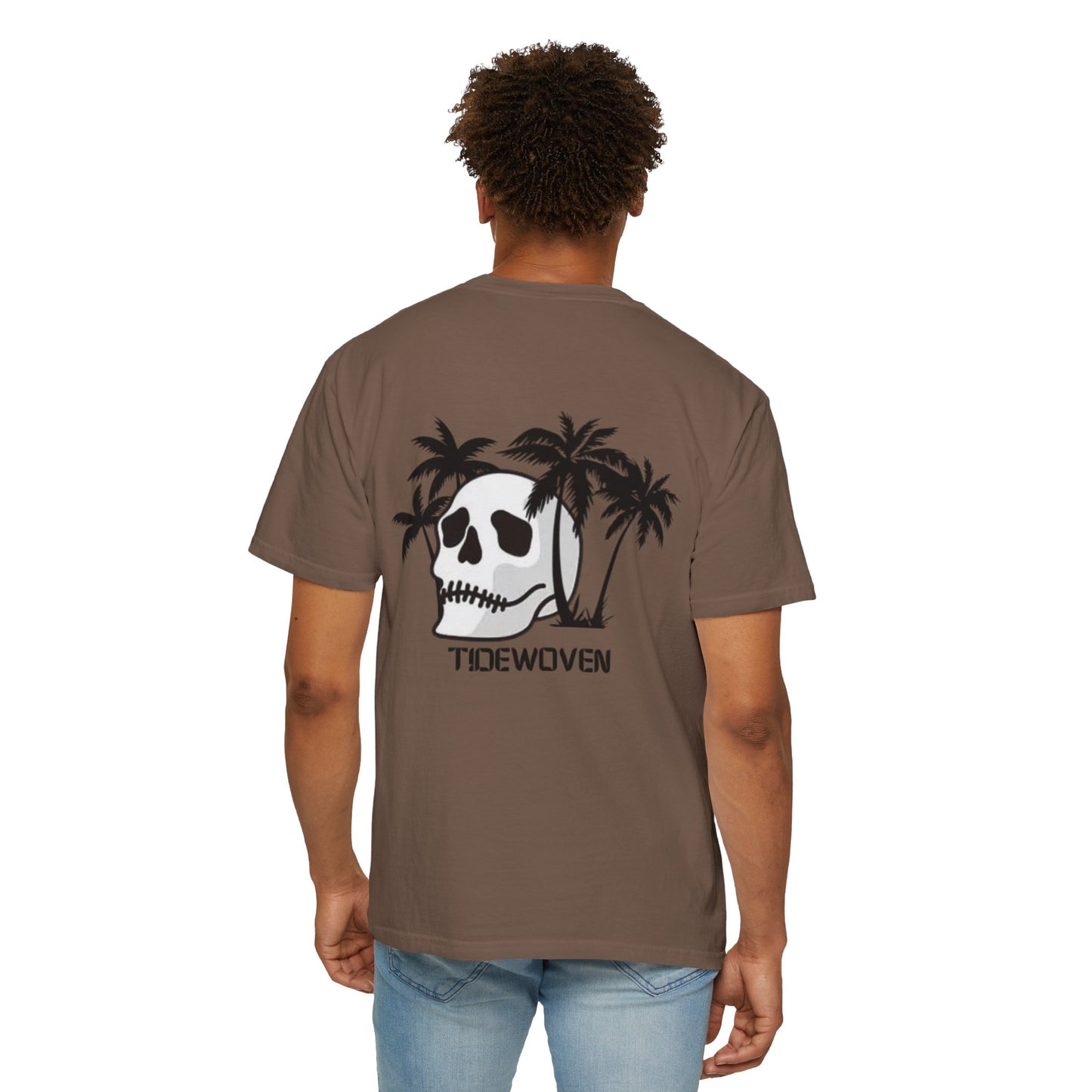 Skull & Palm Trees T-shirt, Unisex Summer Tee, Casual Streetwear, Beach Vibes Clothing