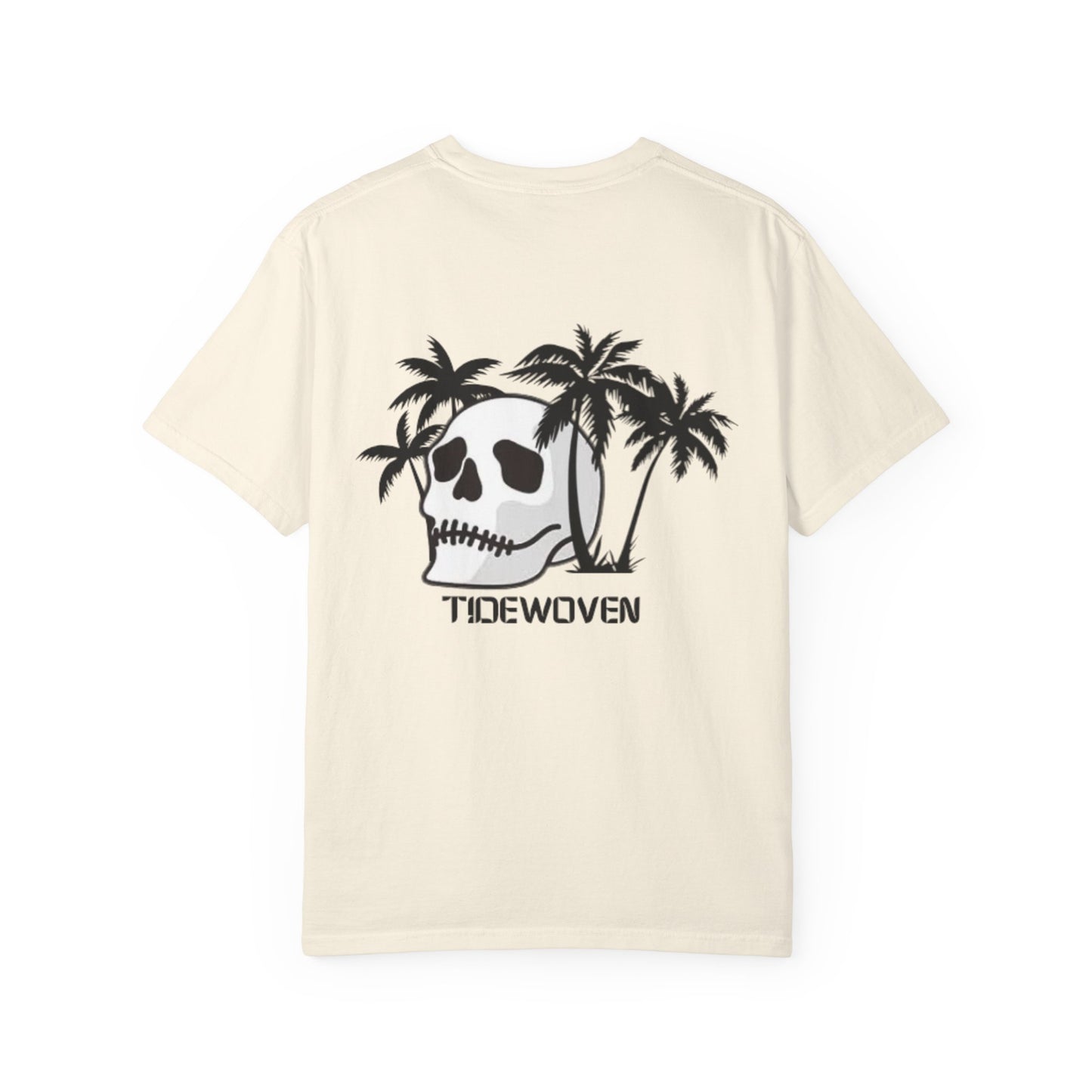 Skull & Palm Trees T-shirt, Unisex Summer Tee, Casual Streetwear, Beach Vibes Clothing