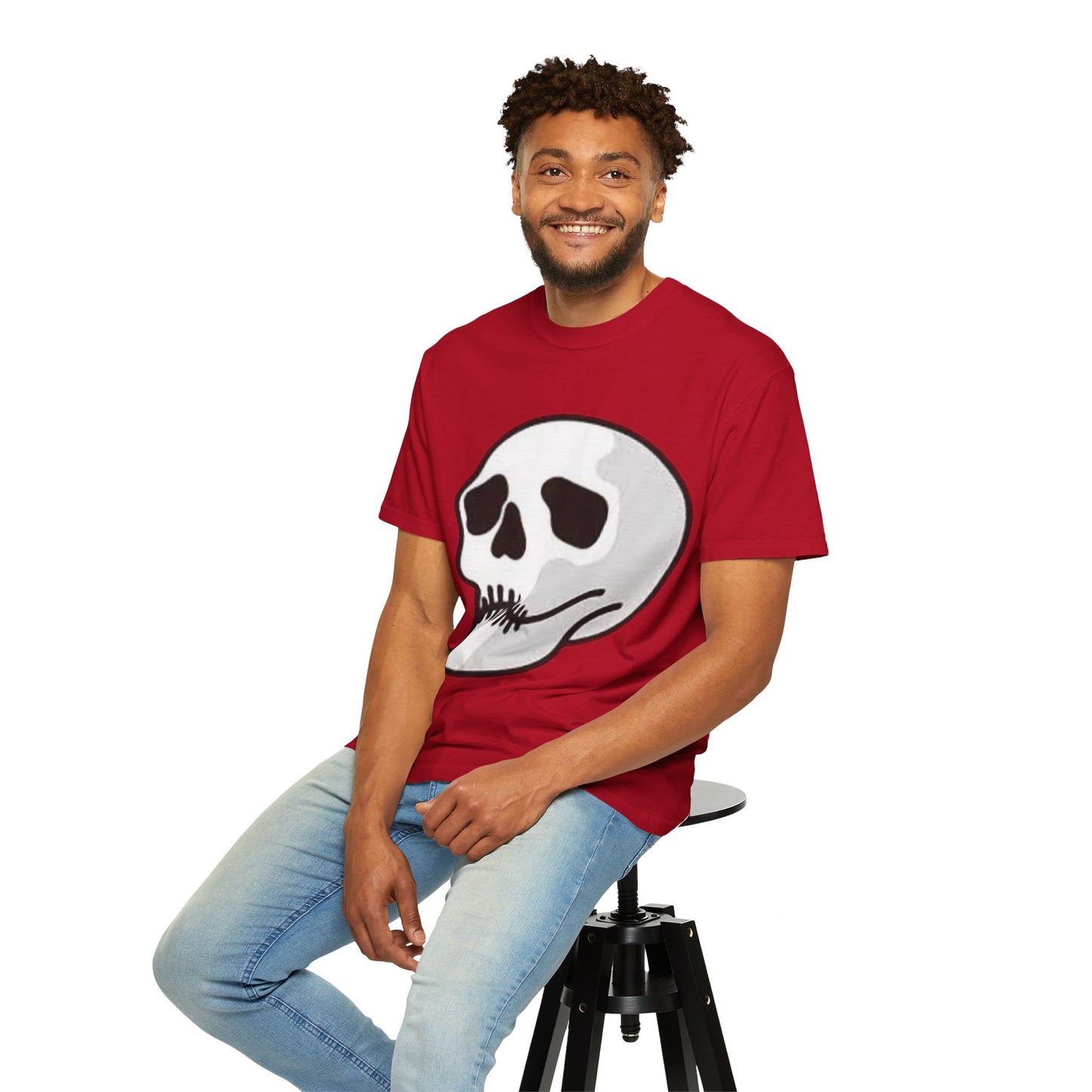 Skull & Palm Trees T-shirt, Unisex Summer Tee, Casual Streetwear, Beach Vibes Clothing