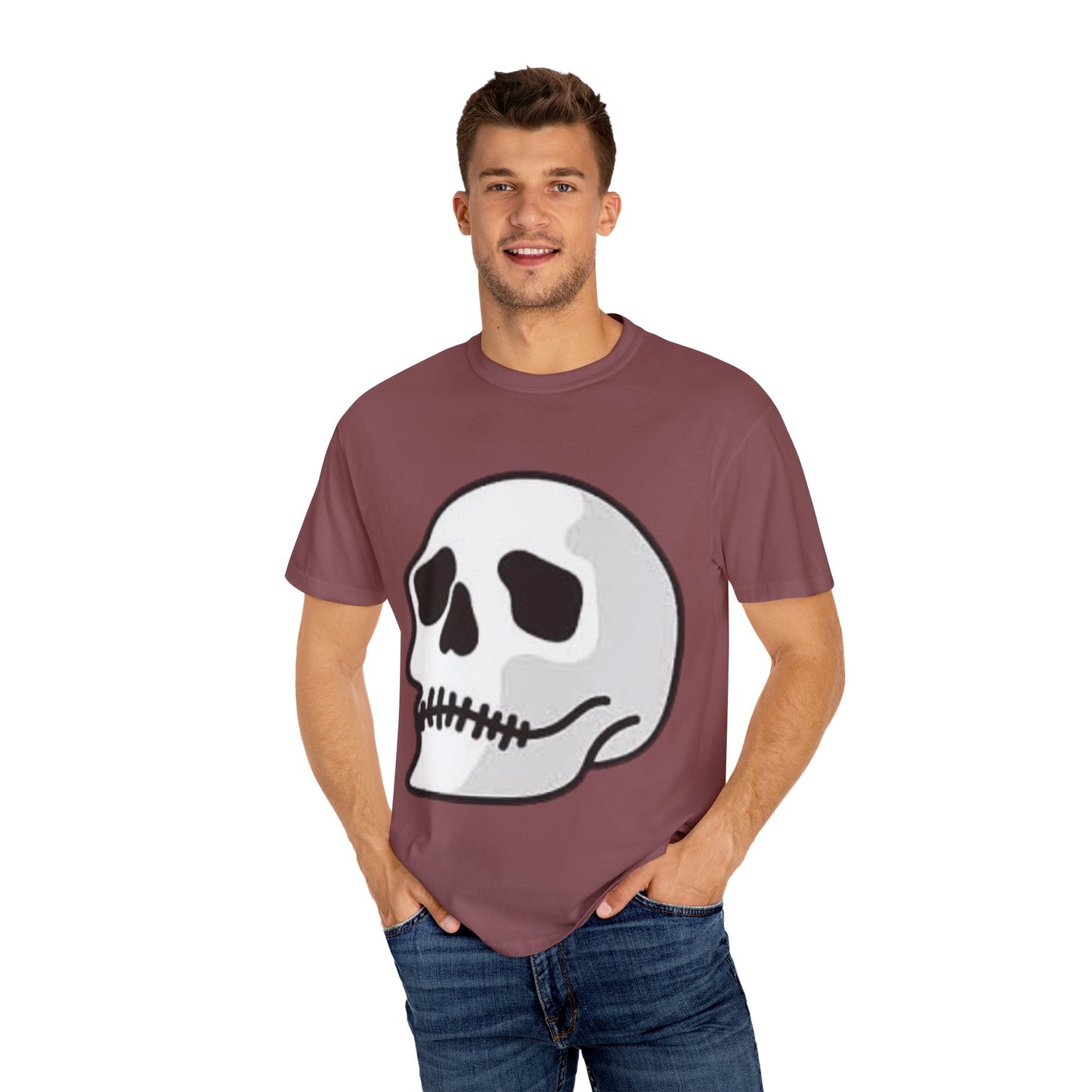 Skull & Palm Trees T-shirt, Unisex Summer Tee, Casual Streetwear, Beach Vibes Clothing