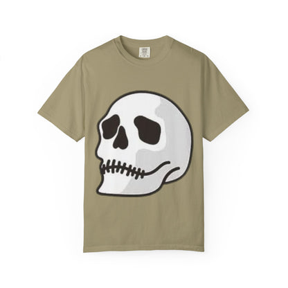 Skull & Palm Trees T-shirt, Unisex Summer Tee, Casual Streetwear, Beach Vibes Clothing
