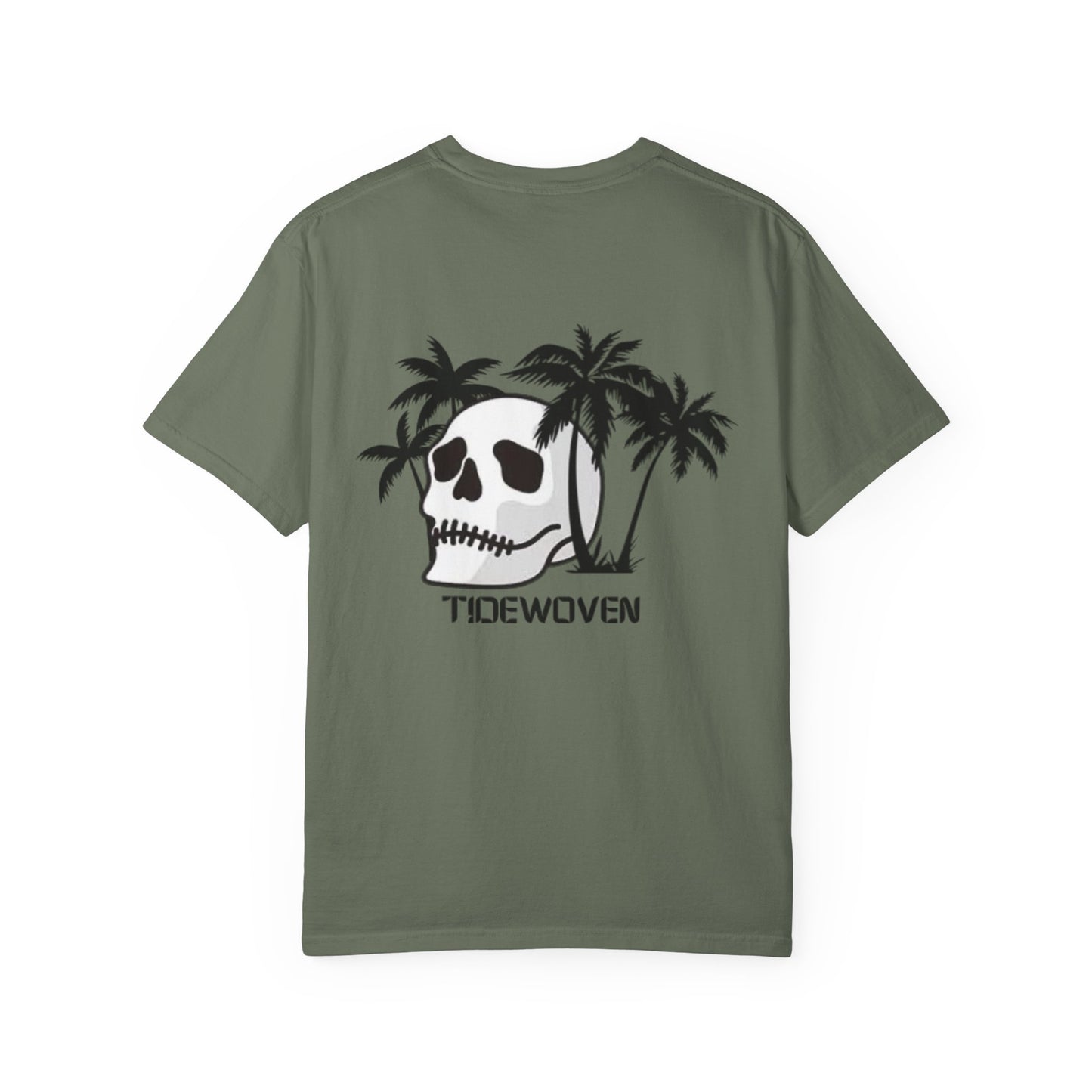 Skull & Palm Trees T-shirt, Unisex Summer Tee, Casual Streetwear, Beach Vibes Clothing