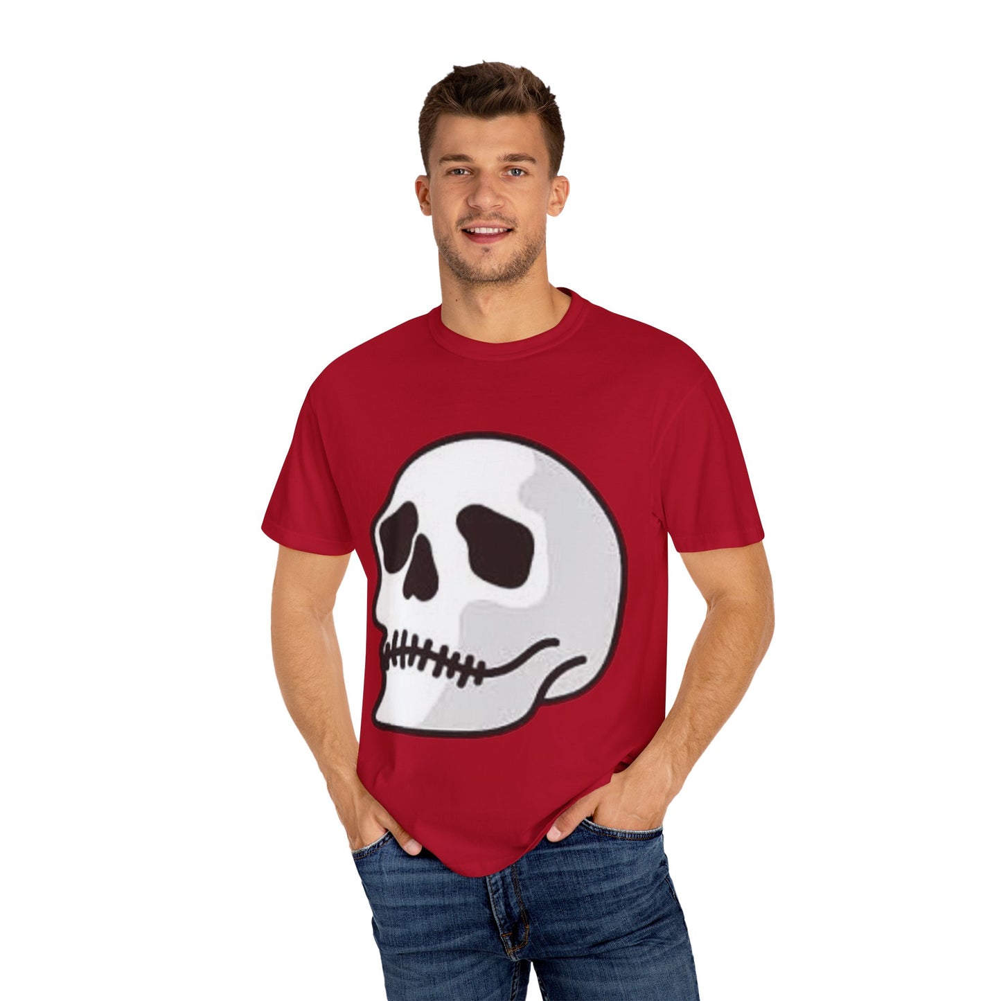 Skull & Palm Trees T-shirt, Unisex Summer Tee, Casual Streetwear, Beach Vibes Clothing