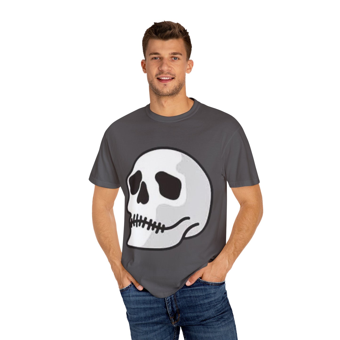 Skull & Palm Trees T-shirt, Unisex Summer Tee, Casual Streetwear, Beach Vibes Clothing