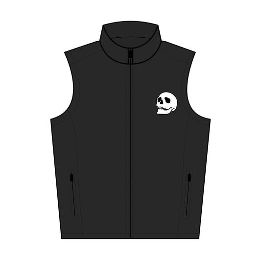 Men's Soft Shell Vest with Skull Design | Stylish & Warm Layer | Ideal Gift for Outdoors, & Casual Wear