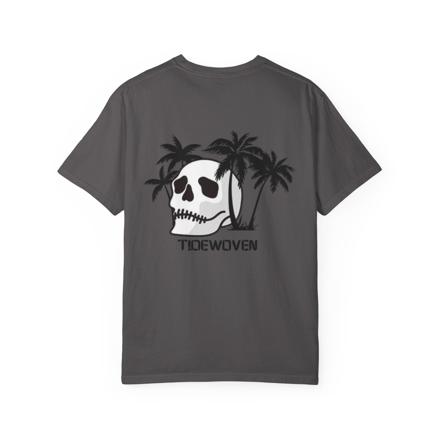 Skull & Palm Trees T-shirt, Unisex Summer Tee, Casual Streetwear, Beach Vibes Clothing