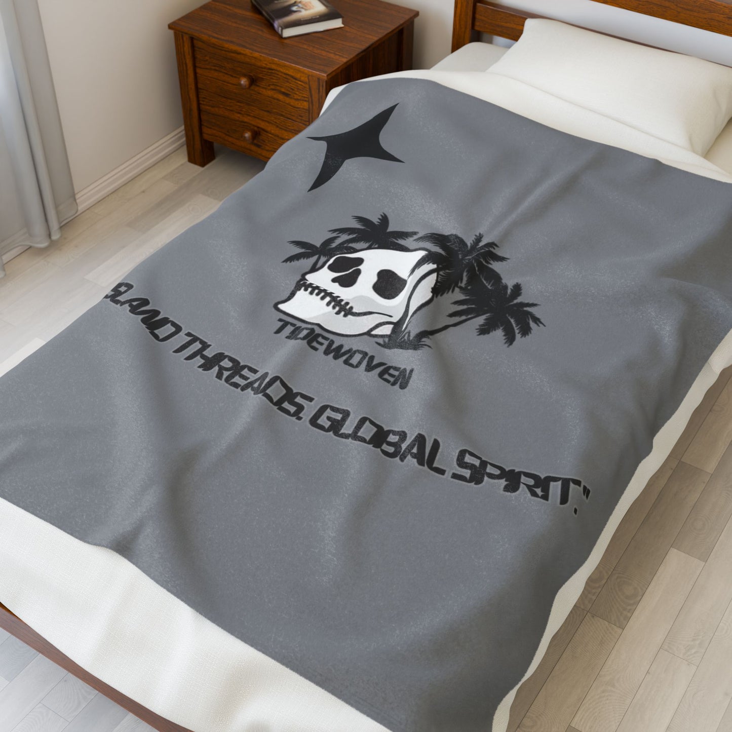 Chic Velveteen Plush Blanket with Tropical Skull Design - Cozy Gifts for Beach Lovers, Unique Home Decor, Chill Vibes, Perfect for [...]