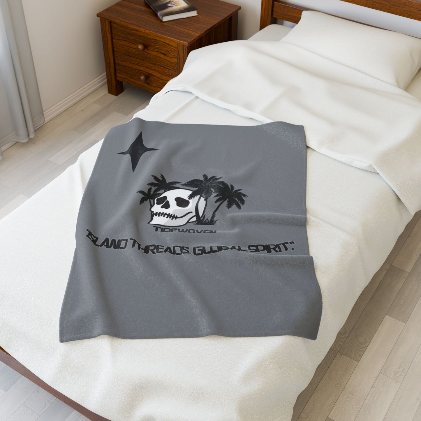 Chic Velveteen Plush Blanket with Tropical Skull Design - Cozy Gifts for Beach Lovers, Unique Home Decor, Chill Vibes, Perfect for [...]