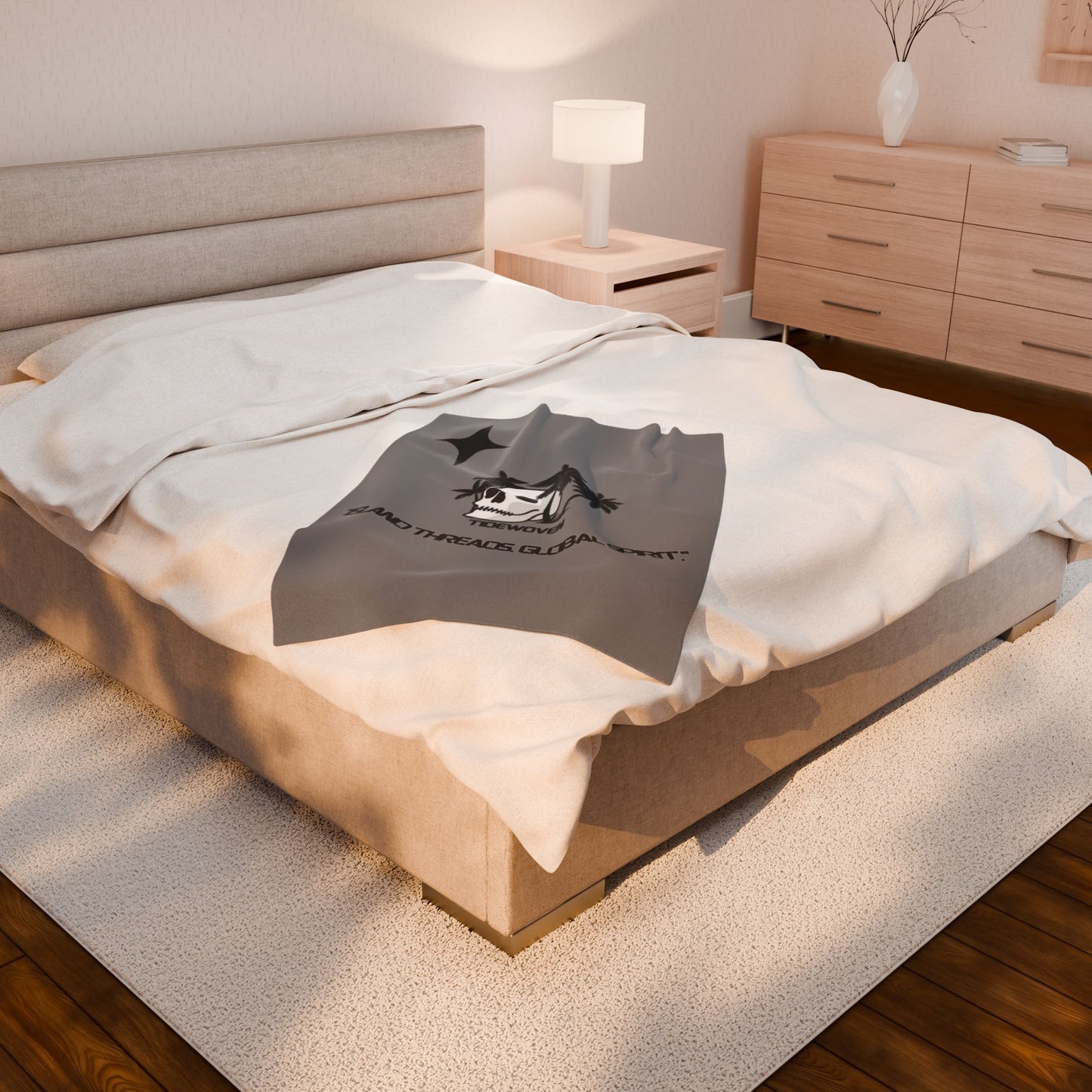 Chic Velveteen Plush Blanket with Tropical Skull Design - Cozy Gifts for Beach Lovers, Unique Home Decor, Chill Vibes, Perfect for [...]
