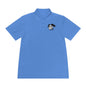 Men's Sport Polo Shirt with Skull and Palm Trees - Beach Vibes, Casual Wear, Gift for Him, Summer Style, Trendy Attire